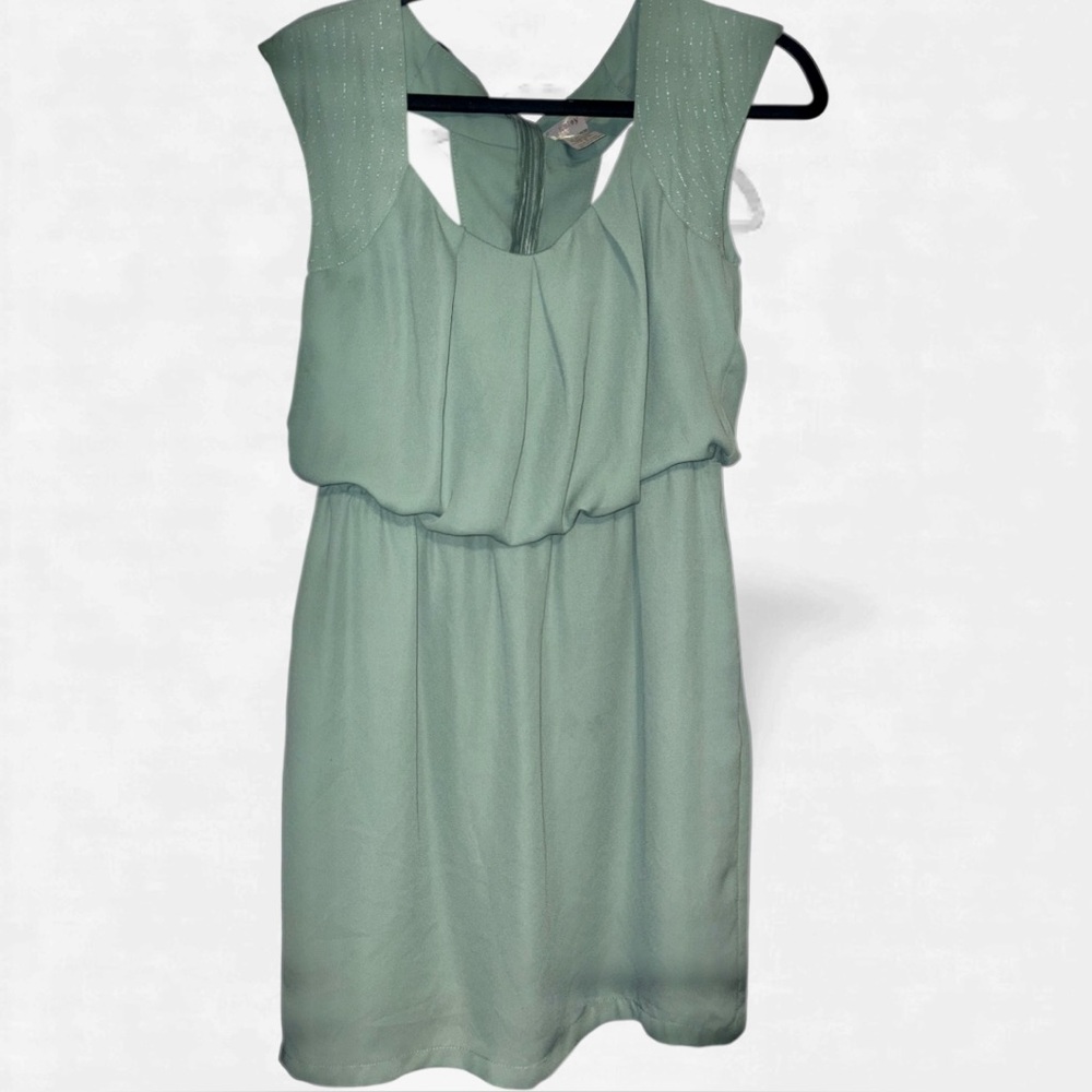 Esley Sage green W/Shimmer Embelishment